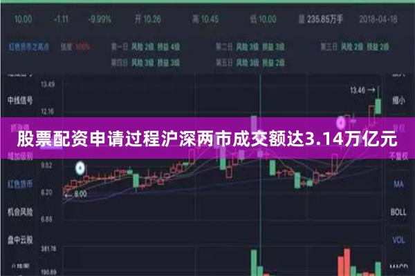 股票配资申请过程沪深两市成交额达3.14万亿元
